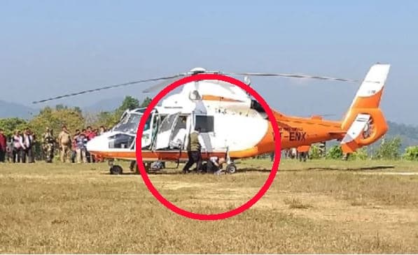 VIDEO : अमित शाहांचा पाय स्लीप, व्हायरल झाल्या क्लिप