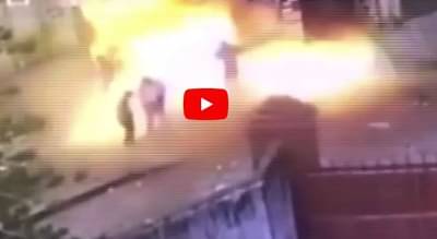 VIDEO : चायनामधील दुकानातील स्फोट पाहा, थरकाप उडेल!