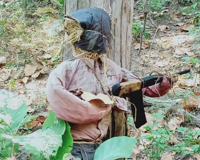 नक्षलवाद्यांनी पोलिसांना फसवण्यासाठी डमी पुतळे बसवले, मोठा अनर्थ टळला!