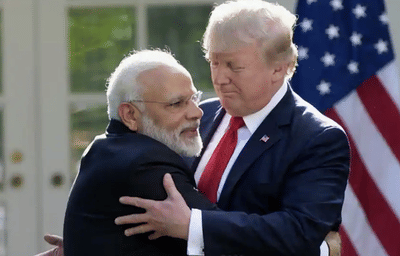 भारतीय भाग्यवान आहेत, कारण त्यांच्याकडे मोदी आहेत : डोनाल्ड ट्रम्प