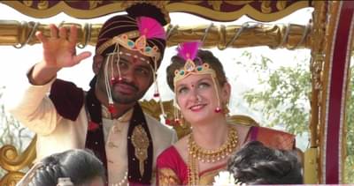 फॉरेनची पाटलीन! जर्मनचं वऱ्हाड अहमदनगरमध्ये!