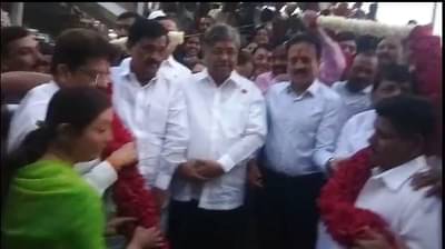 जळगावात गिरीश महाजनांचं मराठा समाजाकडून जंगी स्वागत