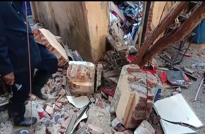 ठाण्यात सिलेंडरचा स्फोट एका घरात, महिलेचा मृत्यू दुसऱ्या घरात