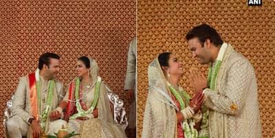 देशातील सर्वात श्रीमंत उद्योगपतीची मुलगी विवाहबंधनात