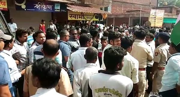 स्वाभिमान पक्ष आणि भाजप कार्यकर्त्यांमध्ये तुफान हाणामारी
