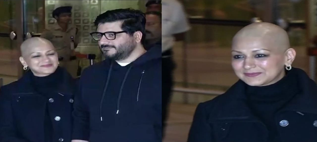 कॅन्सरशी झुंज देणारी सोनाली अखेर मायदेशी परतली कॅन्सरशी झुंज देणारी सोनाली अखेर मायदेशी परतली