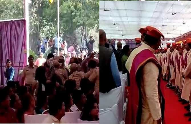 सावित्रीबाई फुले पुणे विद्यापीठात पुणेरी पगडीमुळे गोंधळ