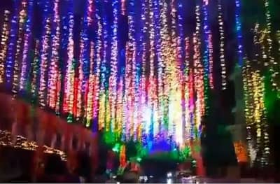 राज ठाकरे यांचं घर विद्युत रोषणाईने न्हाऊन निघालं