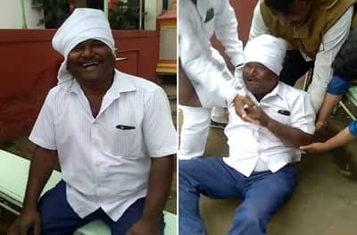 VIDEO: बोट लावू नका, केवळ दाखवा, गुदगुल्यांनी हा माणूस लोळतो!