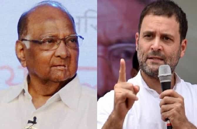 आठ जागांचा तिढा राहुल गांधी-शरद पवार सोडवणार, दिल्लीत बैठक