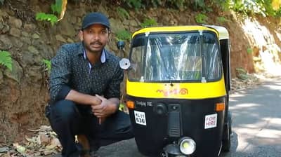 VIDEO : मुलीच्या हट्टासाठी बापाने साकारली ‘मिनी रिक्षा’