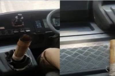 गियरऐवजी लाकडी दांडा, स्कूलबसची बीएमडब्ल्यूला धडक