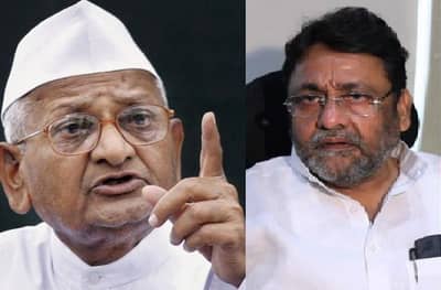 अण्णा हजारेंची नवाब मलिक यांना नोटीस