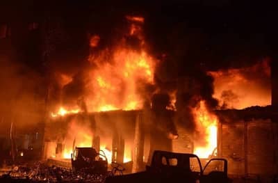 बांगलादेशात आधी स्फोट, नंतर आग, 56 जणांचा होरपळून जागीच मृत्यू