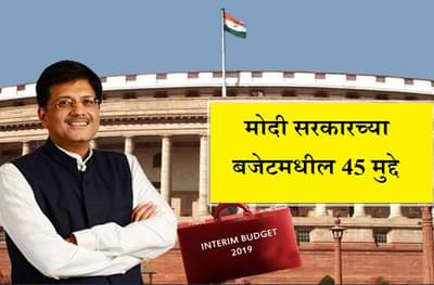 मोदी सरकारच्या शेवटच्या बजेटमधील 45 मुद्दे