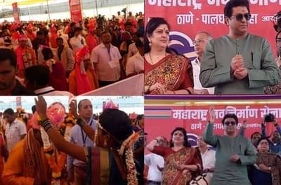 PHOTO: 500 आदिवासी जोडप्यांचं लग्न, राज ठाकरेंची हजेरी