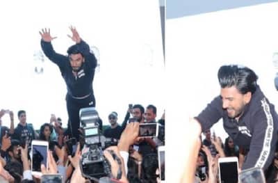 रणवीरची चाहत्यांवर उडी आणि चाहते जखमी