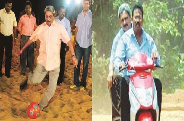 स्कूटरवरुन प्रवास, टपरीवर चहा, पर्रिकरांबद्दल अभिमानास्पद गोष्टी