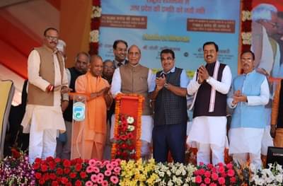 जो पाण्यातूनही तेल काढतो, निधी नसतानाही काम करतो, ते नाव आहे नितीन गडकरी : राजनाथ सिंह