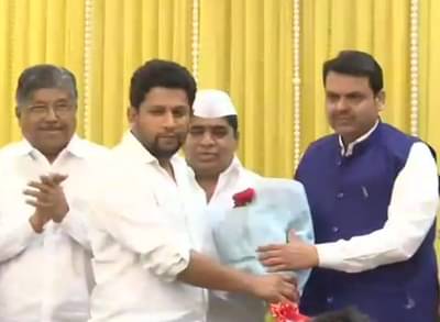 काँग्रेसला जबर धक्का, सुजय विखेंचा भाजपमध्ये प्रवेश