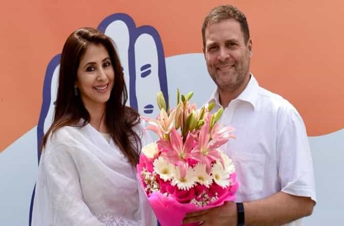 .... म्हणून मी काँग्रेसमध्ये प्रवेश केला : उर्मिला मातोंडकर