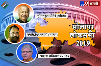 Solapur Lok Sabha Result 2019 : सोलापूर लोकसभा मतदारसंघ निकाल