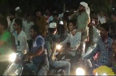 औरंगाबादमध्ये एमआयएमचा निकालाअधीच जल्लोष