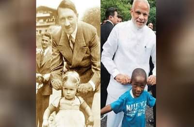व्हायरल वास्तव : मोदी आणि हिटलरच्या या फोटोमध्ये खरंच साम्य?
