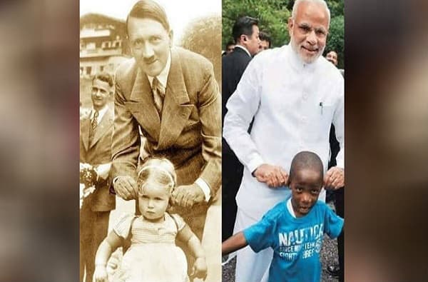 व्हायरल वास्तव : मोदी आणि हिटलरच्या या फोटोमध्ये खरंच साम्य?