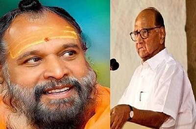 महाराज, पाच रुपये घेऊन मठात बसा, राजकारणाच्या फंद्यात पडू नका : पवार