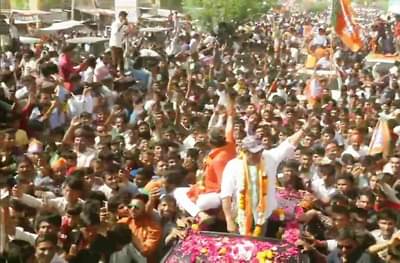 भाजप प्रवेशानंतर सनी देओलचा पहिलाच रोड शो, चाहत्यांची तुफान गर्दी