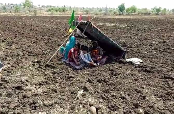 दुष्काळाची दाहकता, रखरखत्या उन्हात बाळाचा जन्म