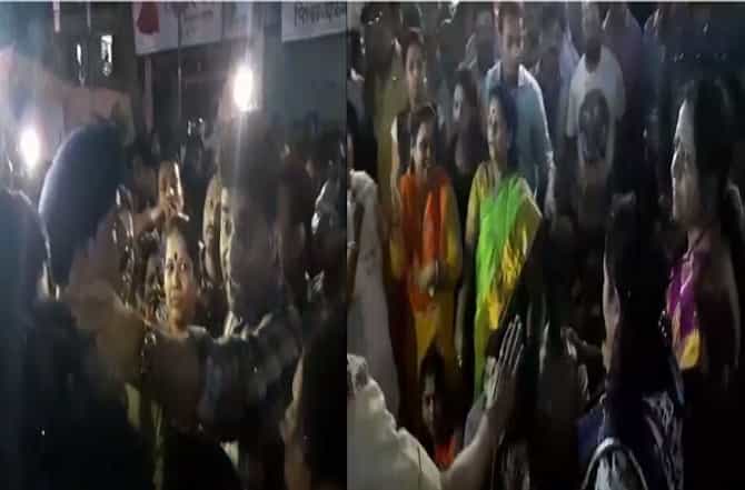 VIDEO : ठाण्यात आंब्याच्या स्टॉलवरुन मनसे आणि भाजपचे कार्यकर्त्यांमध्ये तुफान राडा