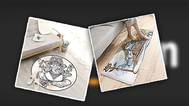 पायपुसनीवर गणपतीचा फोटो, अमेझॉनकडून हिंदू देवतांचा अपमान पायपुसनीवर गणपतीचा फोटो, अमेझॉनकडून हिंदू देवतांचा अपमान