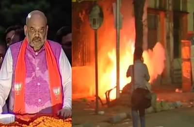 कोलकात्यात अमित शाहांच्या रोड शोमध्ये हिंसाचार