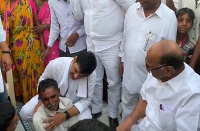 कर्जामुळे शेतकऱ्याची आत्महत्या, पीडित कुटुंबाला पवार म्हणाले, कर्ज फेडू नका, मी बघतो!