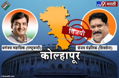 Kolhapur Lok sabha result 2019 : कोल्हापूर लोकसभा मतदारसंघ निकाल