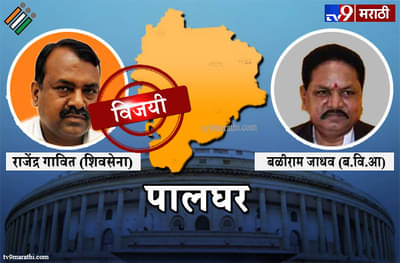 Palghar Lok sabha result 2019 : पालघर लोकसभा मतदारसंघ निकाल