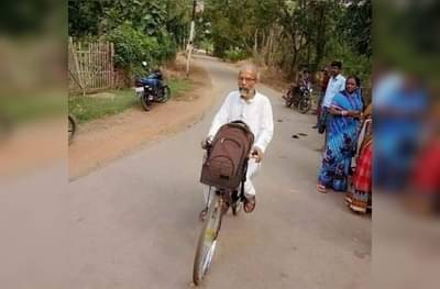 झोपडीत राहत सायकलने प्रवास करणारे ओदिशाचे मोदी केंद्रीय मंत्रिपदी
