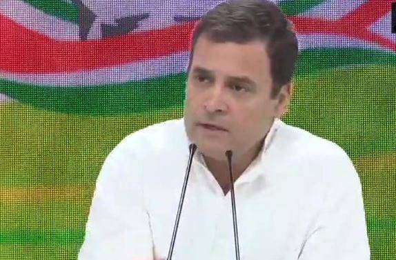 निम्मे मतदान झालंय, आमची अंतर्गत माहिती, भाजप हरतंय : राहुल गांधी निम्मे मतदान झालंय, आमची अंतर्गत माहिती, भाजप हरतंय : राहुल गांधी