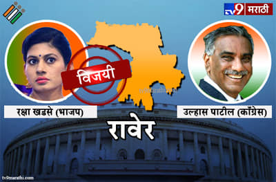 Raver Lok sabha Result 2019 : रावेर लोकसभा मतदारसंघ निकाल