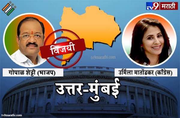 Mumbai North Lok sabha result 2019 : उत्तर मुंबई लोकसभा मतदारसंघ निकाल