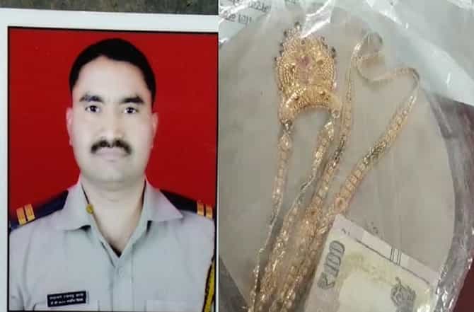खराखुरा सिंघम, महिलेला स्वत:च्या बाईकवर बसवून दीड लाखाचे दागिने शोधले