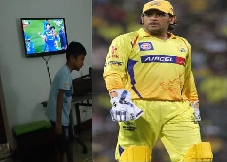 VIDEO : मुंबईच्या विजयानंतर धोनीचा 6 वर्षांचा चाहता संतापला, घरात किंचाळून राडा VIDEO : मुंबईच्या विजयानंतर धोनीचा 6 वर्षांचा चाहता संतापला, घरात किंचाळून राडा