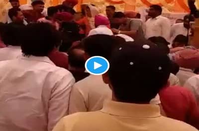 25 वर्षात काय केलं? प्रश्न विचारणाऱ्या तरुणाला काँग्रेस आमदारने कानशिलात लगावली!