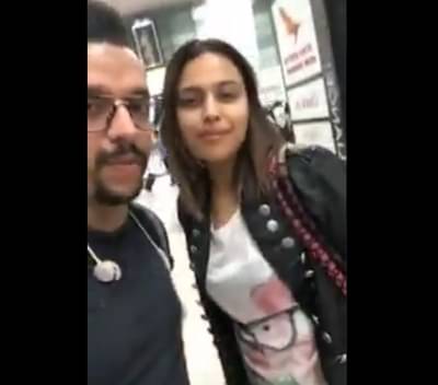 स्वरा भास्करला सेल्फीसाठी जवळ बोलावलं आणि म्हणाला, मॅम, आयेगा तो मोदी ही