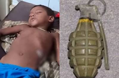 नक्षलवाद्यांनी पेरलेले बॉम्ब घरी आणले, खेळणे म्हणून खेळताना स्फोट