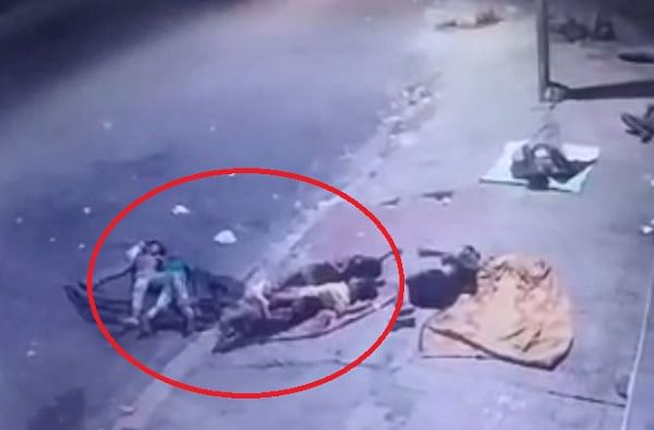 VIDEO: भरधाव गाडीनं फुटपाथवर झोपलेल्या मुलांना चिरडलं, तिघांचा जागीच मृत्यू