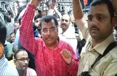 राज्यमंत्री रवींद्र चव्हाण 2 तास लोकलमध्ये अडकले, राष्ट्रवादीचा आमदारही ताटकळत