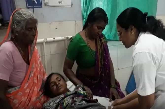 अंगावर वीज पडून एका महिलेचा मृत्यू